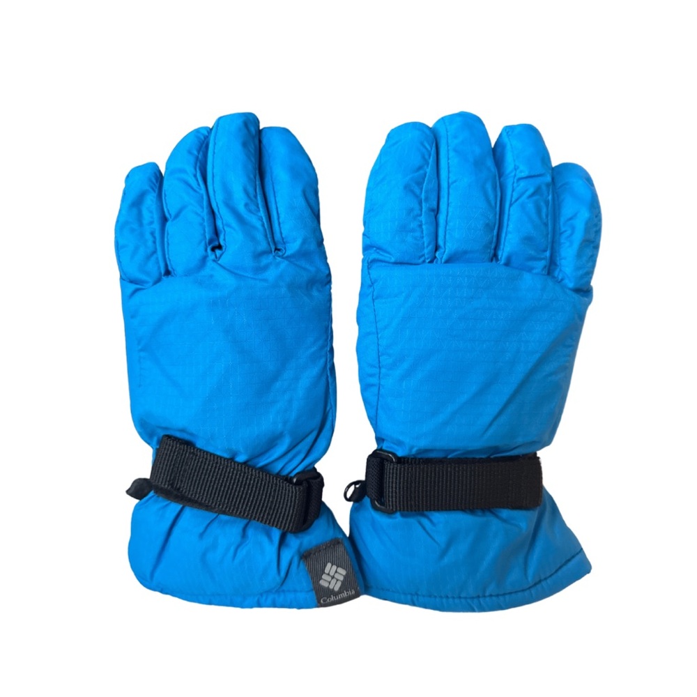 COLUMBIA Blue Winter Gloves. Youth XS